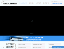 Tablet Screenshot of omegaexpressltd.com
